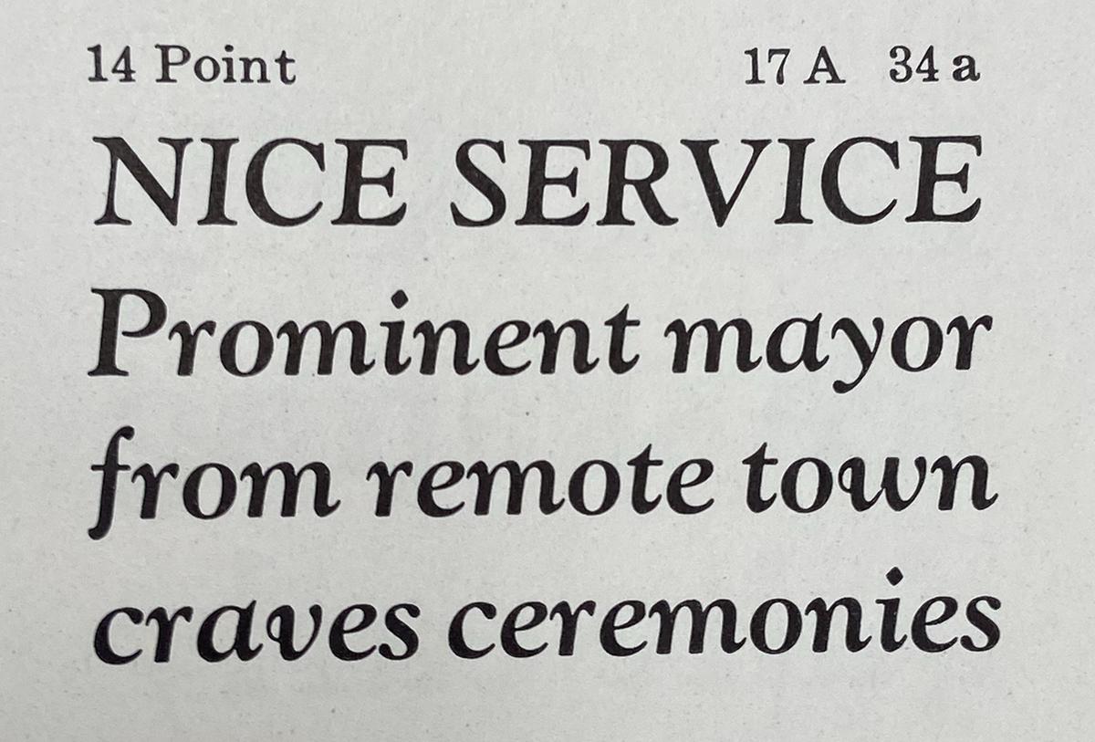 14pt Goudy Oldstyle Bold Italic